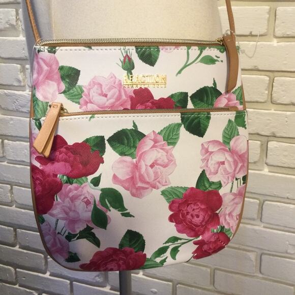 Kenneth Cole Reaction floral crossbody bag - Picture 2 of 7
